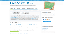Desktop Screenshot of freestuff101.com