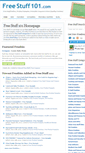 Mobile Screenshot of freestuff101.com